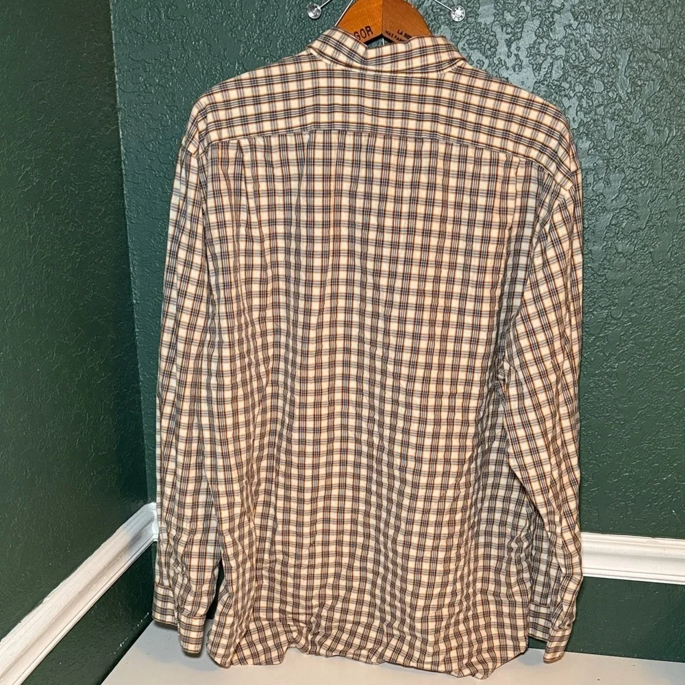 Vintage Polo Jeans Co Ralph Lauren Checked Long Sleeve Button Down Shirt Men XL